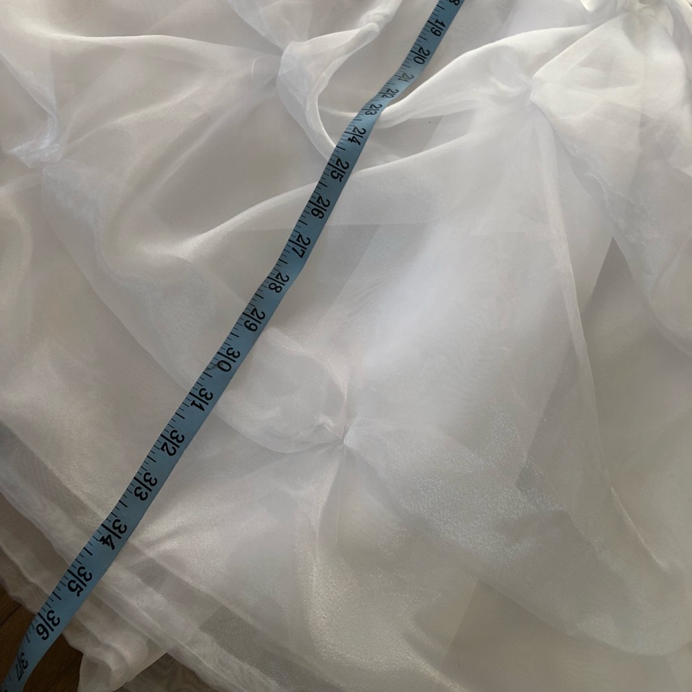 Beautiful solid white girls dress WONDER GIRL size 8 communion flower girl - Picture 8 of 12